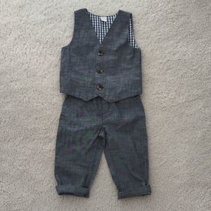 Nordstrom baby suit gray
